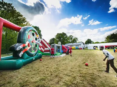Bramka Celnościowa - Park Atrakcji Mega Piłkarski - Dmuchańce Wynajem