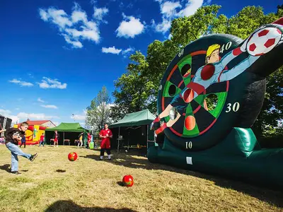 Bramka Celnościowa - Park Atrakcji Mega Piłkarski - Dmuchańce Wynajem