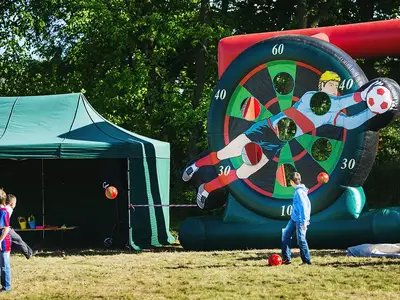 Bramka Celnościowa - Park Atrakcji Mega Piłkarski - Dmuchańce Wynajem