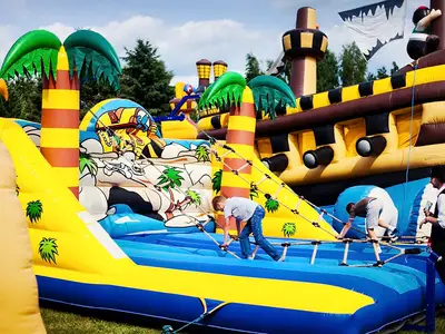 Drabinki Pirackie - Park Atrakcji Piracki - Dmuchańce Wynajem