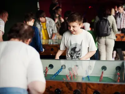 Mistrzostwa w piłkarzyki na 3 stołach - Park Atrakcji Oktoberfest - Dmuchańce Wynajem