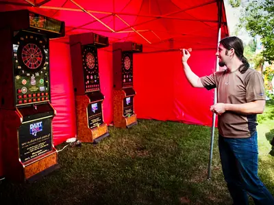 Turniej darta na 3 tarczach - Park Atrakcji Piracki - Dmuchańce Wynajem