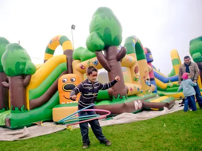 Plac zabaw Ekologia - Park Atrakcji Ekologiczny - Dmuchańce Wynajem