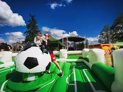 Rodeo Piłka Nożna - Park Atrakcji Mega Piłkarski - Dmuchańce Wynajem