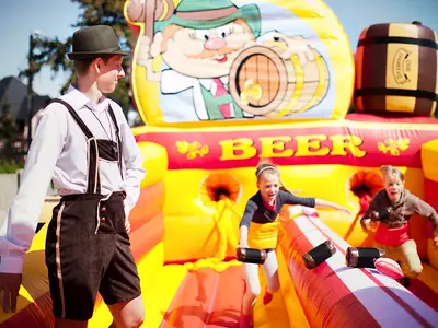 Sprężynująca Lina - Park Atrakcji Oktoberfest - Dmuchańce Wynajem