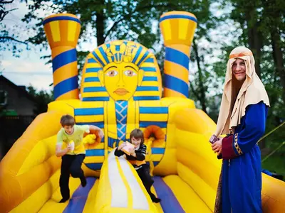 Sprężynująca Lina Egipt - Park Atrakcji Arabski - Dmuchańce Wynajem