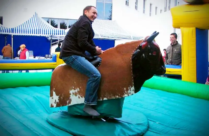 Symulator byk rodeo buffalo - Dmuchańce Wynajem
