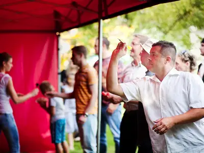 Turniej darta na 3 tarczach - Park Atrakcji Piracki - Dmuchańce Wynajem