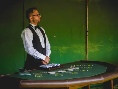Zabawa w pokera z obsługą krupiera - Park Atrakcji Las Vegas - Dmuchańce Wynajem
