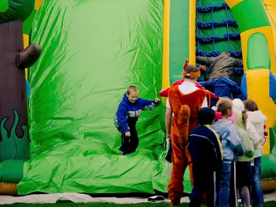 Zjeżdżalnia Ekologia - Park Atrakcji Ekologiczny - Dmuchańce Wynajem